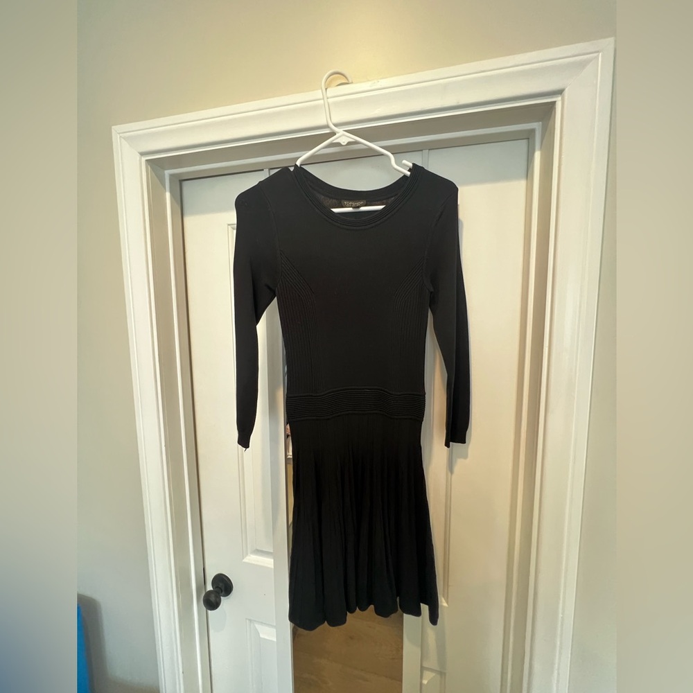 Topshop black dress size 2